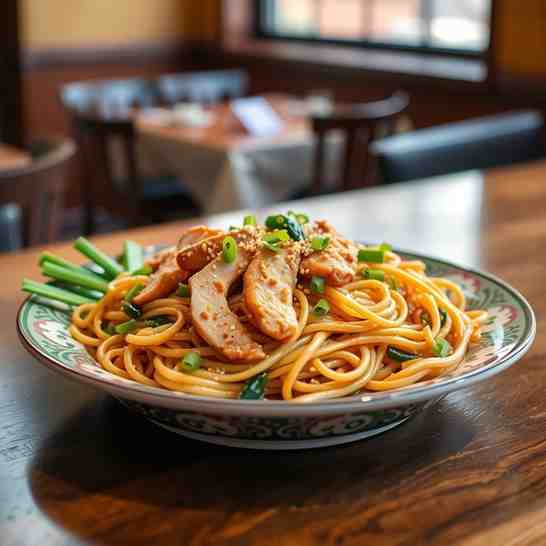 Restaurant-Style Chicken Chow Mein - Pan-Fried Noodles